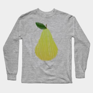 Pear Sketch Long Sleeve T-Shirt